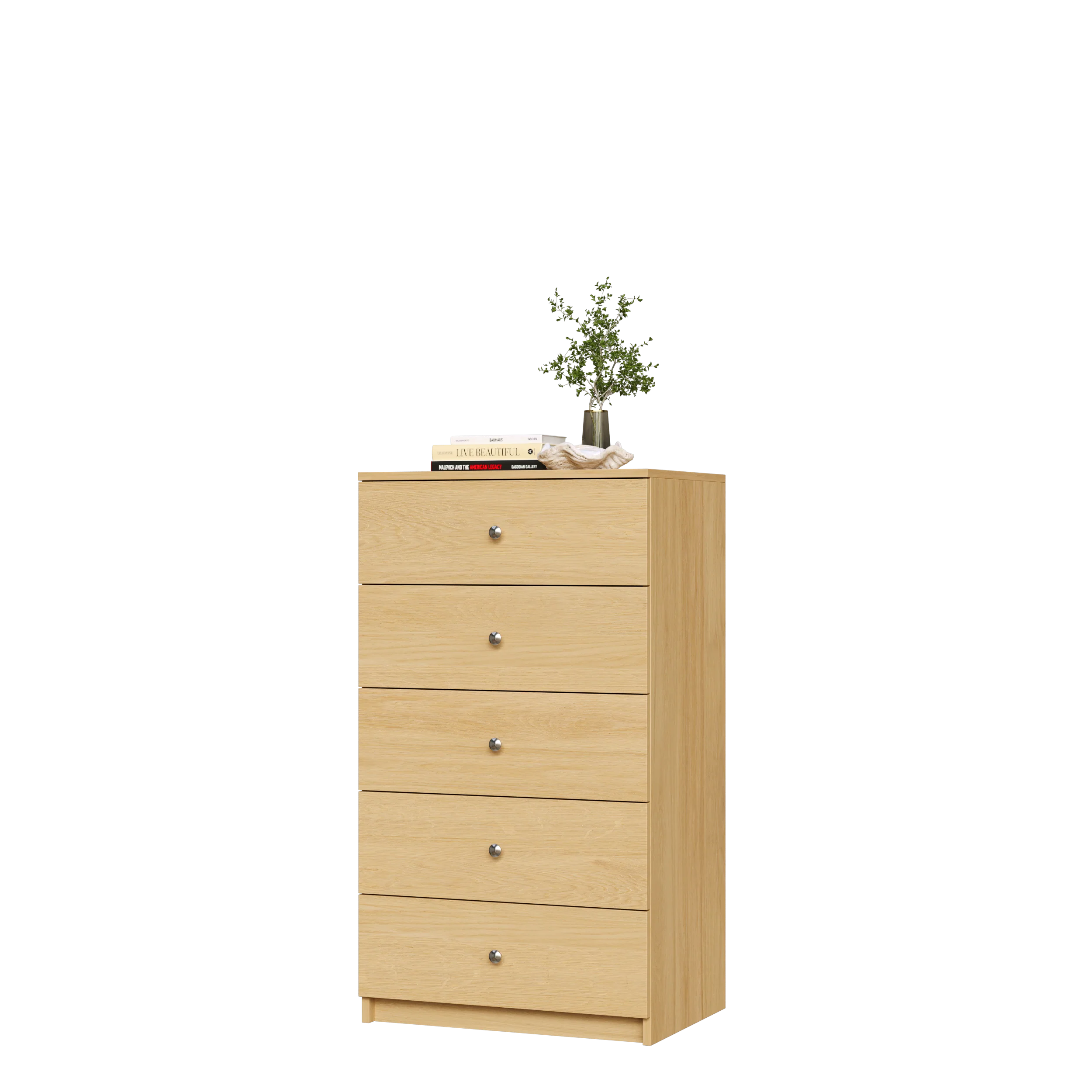5 Drawer Hutch Base - Image 9