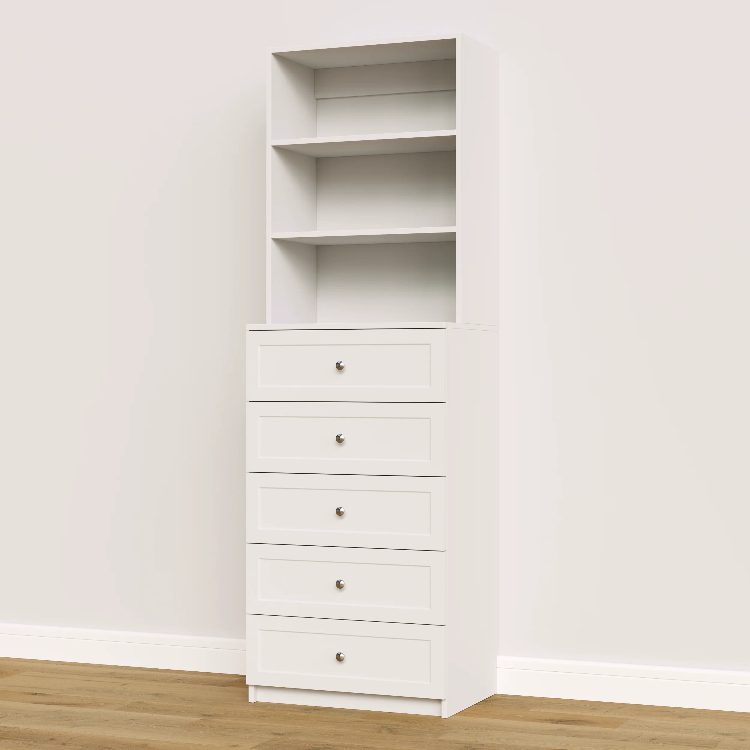 5 Drawer Hutch Tower - Image 8