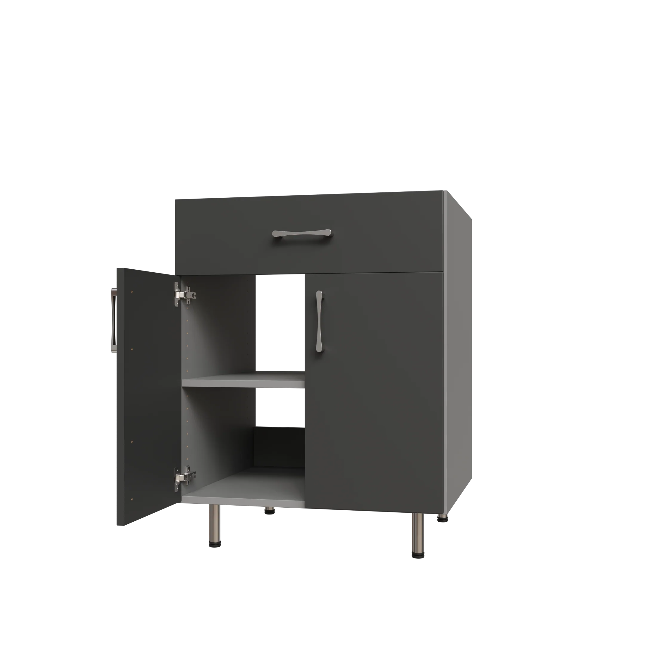 Lower Door, 1 Drawer Garage Base - Image 4