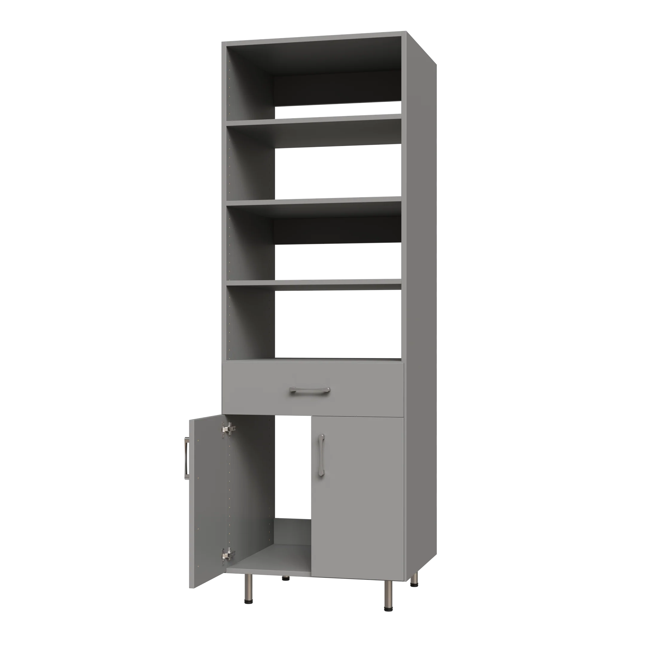 Lower Door, 1 Drawer Garage Tall Shelf Tower - Image 2