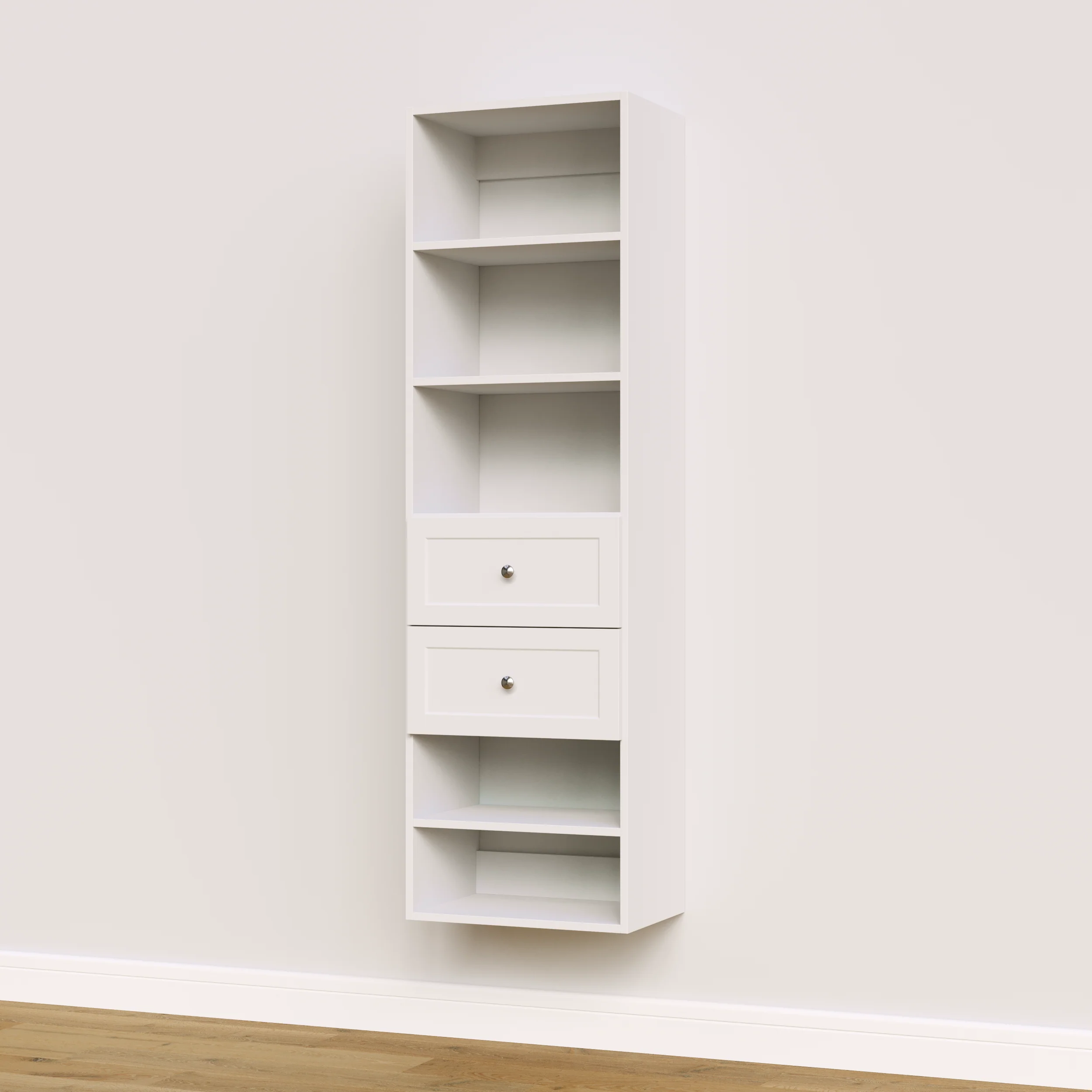 Vista 2 Drawer Shelf Tower - Image 8