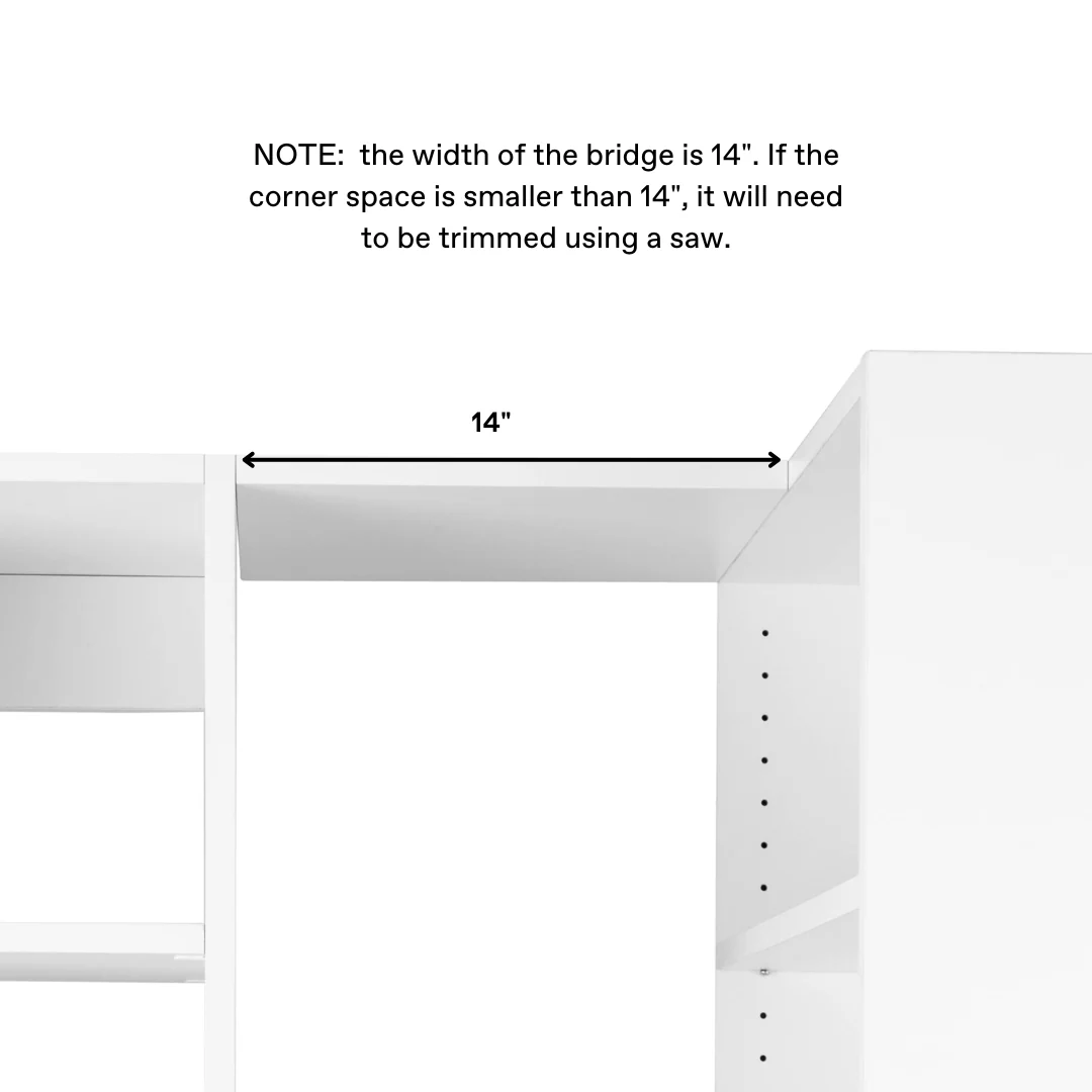 Vista Corner Bridge Shelf - 2 pack - Image 6